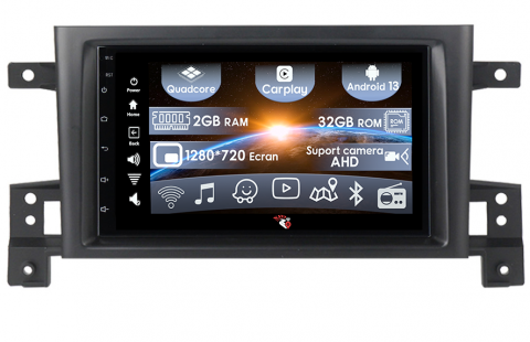 Suzuki - Kit (Resigilata) Navigatie dedicata Suzuki Grand Vitara 2GB RAM 32GB ROM, 2GB RAM 32GB ROM, Quad Core, Display 7" IPS Full HD, Carplay, Android 13, Bluetooth, Magazin Play, Suport camere AHD
