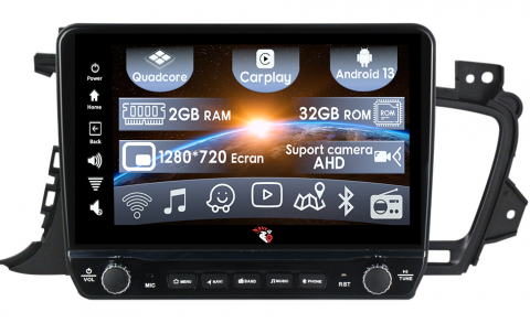 Kia - Navigatie dedicata Optima 2011-2014 cu butoane rotative model 2024, 9 Inch, 2GB RAM 32GB ROM, Quadcore, Android 13, WiFi, Bluetooth, Magazin Play