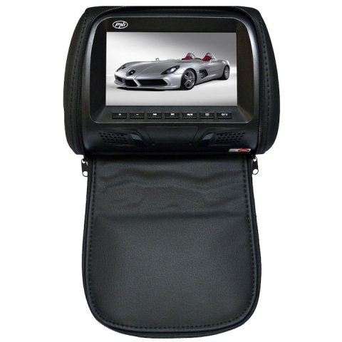 Monitoare Tetieră - Monitor pentru tetieră cu Display HD de 7 INCH, ecran TFT-LCD, suport USB, MP5 Player, sistem de operare windows, culoare gri