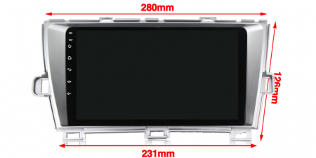 Navigatie dedicata Toyota Prius, 4GB RAM 64GB ROM, Octacore, Android 13, Display QLED 9", DSP, Carplay, Android Auto, Internet, Youtube, Waze, WIFI, Bluetooth [3]