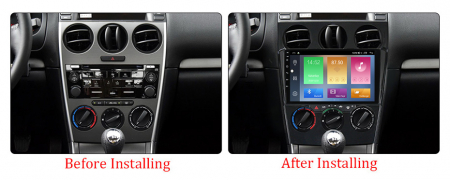 (Resigilata) Navigatie dedicata Mazda 6 2002-2008, 2GB RAM 32GB ROM, Quad Core, Display 9" IPS Full HD, Carplay, Android 13, Bluetooth, Magazin Play, Suport camere AHD [2]
