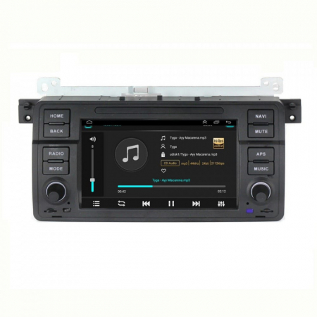 Seria 3 E46 - Navigatie dedicata BMW E46/ROVER 75, 4GB RAM 64GB ROM, Quadcore, Android 14, Display QLED 1K 9", DSP, Carplay&Android Auto, Suport camere AHD