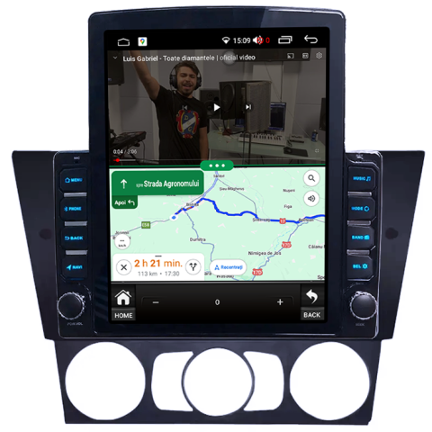 Navigati dedicata BMW Seria 1 E81/E87 2007-2013, Tesla Style, 8GB RAM 128GB ROM, Octacore, Android 13, Display QLED 10.25", DSP, Carplay&Android Auto, SIM 4G, Ventilator Activ [3]