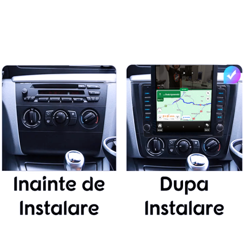 Navigati dedicata BMW Seria 1 E81/E87 2007-2013, Tesla Style, 8GB RAM 128GB ROM, Octacore, Android 13, Display QLED 10.25", DSP, Carplay&Android Auto, SIM 4G, Ventilator Activ [4]