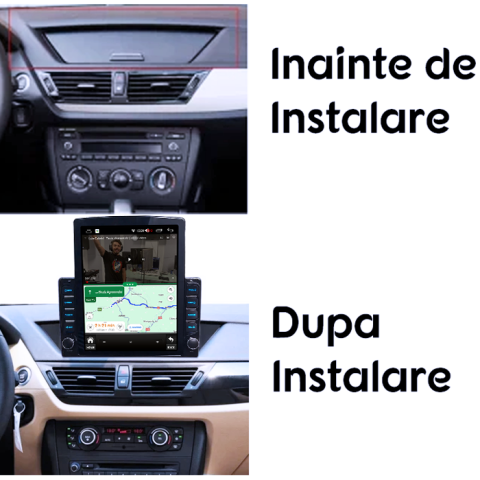 Navigati dedicata BMW X1 E84 2009-2015, Tesla Style, 8GB RAM 128GB ROM, Octacore, Android 13, Display QLED 10.25", DSP, Carplay&Android Auto, SIM 4G, Ventilator Activ [4]