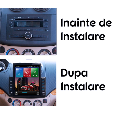 Navigati dedicata Chevrolet Aveo 2006-2012, Tesla Style, 8GB RAM 128GB ROM, Octacore, Android 13, Display QLED 10.25", DSP, Carplay&Android Auto, SIM 4G, Ventilator Activ [3]