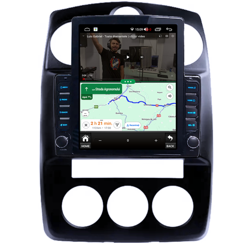 Navigati dedicata Chrysler PT Cruiser 2005-2010, Tesla Style, 8GB RAM 128GB ROM, Octacore, Android 13, Display QLED 10.25", DSP, Carplay&Android Auto, SIM 4G, Ventilator Activ [3]