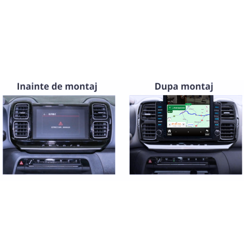 Navigati dedicata Citroen C5 Aircross 2018+, Tesla Style, 8GB RAM 128GB ROM, Octacore, Android 13, Display QLED 10.25", DSP, Carplay&Android Auto, SIM 4G, Ventilator Activ [4]