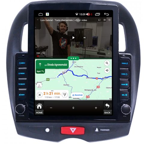 Navigati dedicata Peugeot 4008, Tesla Style, 8GB RAM 128GB ROM, Octacore, Android 13, Display QLED 10.25", DSP, Carplay&Android Auto, SIM 4G, Ventilator Activ [3]