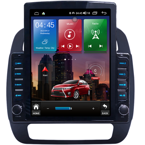 Dacia - Navigati dedicata Dacia Spring 2021, Tesla Style, 4GB RAM 64GB ROM, Quadcore, Android 13, Display QLED 10.25", DSP, Carplay&Android
