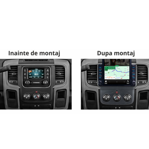 Navigati dedicata Dodge RAM 2018, Tesla Style, 8GB RAM 128GB ROM, Octacore, Android 13, Display QLED 10.25", DSP, Carplay&Android Auto, SIM 4G, Ventilator Activ [4]