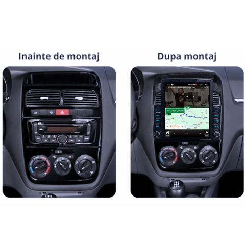 Navigati dedicata Fiat Linea 2006-2012, Tesla Style, 8GB RAM 128GB ROM, Octacore, Android 13, Display QLED 10.25", DSP, Carplay&Android Auto, SIM 4G, Ventilator Activ [4]