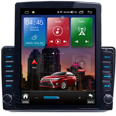 Fiat Vlaggio - Navigati dedicata Fiat Viaggio/Ottimo, Tesla Style, 4GB RAM 64GB ROM, Quadcore, Android 13, Display QLED 10.25", DSP, Carplay&Android