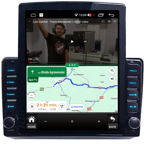 Navigati dedicata Fiat Viaggio/Ottimo, Tesla Style, 8GB RAM 128GB ROM, Octacore, Android 13, Display QLED 10.25", DSP, Carplay&Android Auto, SIM 4G, Ventilator Activ [3]