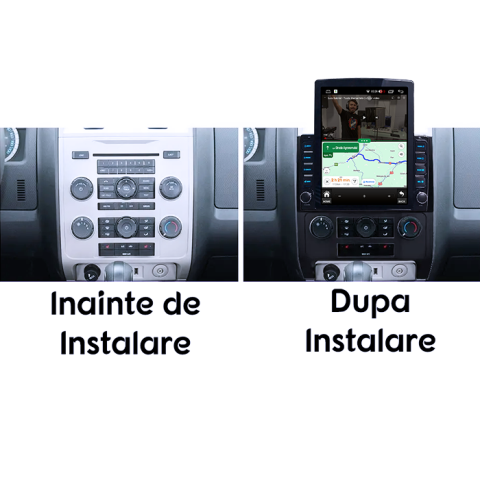 Navigati dedicata Ford Escape 2007-2012, Tesla Style, 8GB RAM 128GB ROM, Octacore, Android 13, Display QLED 10.25", DSP, Carplay&Android Auto, SIM 4G, Ventilator Activ [4]