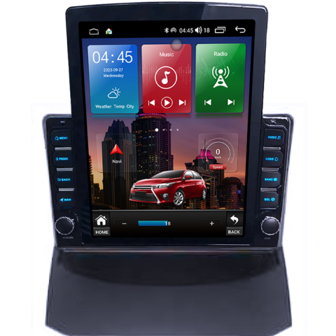 Ford Fiesta 2004-2014 - Navigati dedicata Ford Fiesta 2004-2014, Tesla Style, 4GB RAM 64GB ROM, Quadcore, Android 13, Display QLED 10.25", DSP, Carplay&Android