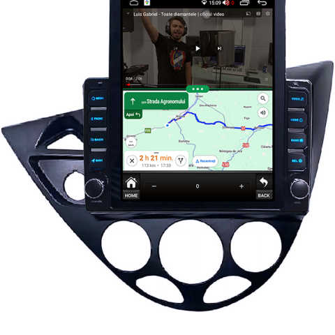 Focus 1999-2005 - Navigati dedicata Ford Focus 1999-2005, Tesla Style, 8GB RAM 128GB ROM, Octacore, Android 13, Display QLED 10.25", DSP, Carplay&Android Auto, SIM 4G, Ventilator Activ