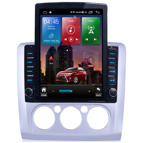 Focus (2004-2011) - Navigati dedicata Ford Focus 2004-2011 Clima Manuala, Tesla Style, 8GB RAM 128GB ROM, Octacore, Android 13, Display QLED 10.25", DSP, Carplay&Android Auto, SIM 4G, Ventilator Activ