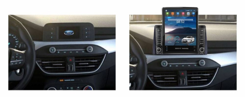 Navigati dedicata Ford Focus 2019+, Tesla Style, 8GB RAM 128GB ROM, Octacore, Android 13, Display QLED 10.25", DSP, Carplay&Android Auto, SIM 4G, Ventilator Activ [3]