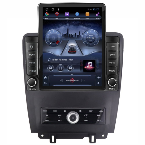 Ford Mustang 2009-2014 - Navigati dedicata Ford Mustang 2009-2014, Tesla Style, 4GB RAM 64GB ROM, Quadcore, Android 13, Display QLED 10.25", DSP, Carplay&Android