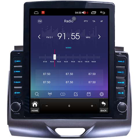Navigatii Dedicate - Navigati dedicata Ford Ranger 2015-2020, Tesla Style, 8GB RAM 128GB ROM, Octacore, Android 13, Display QLED 10.25", DSP, Carplay&Android Auto, SIM 4G, Ventilator Activ