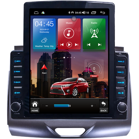 Navigati dedicata Ford Ranger 2015-2020, Tesla Style, 8GB RAM 128GB ROM, Octacore, Android 13, Display QLED 10.25", DSP, Carplay&Android Auto, SIM 4G, Ventilator Activ [3]