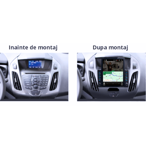 Navigati dedicata Ford Transit Connect 2015, Tesla Style, 8GB RAM 128GB ROM, Octacore, Android 13, Display QLED 10.25", DSP, Carplay&Android Auto, SIM 4G, Ventilator Activ [4]