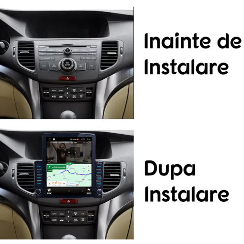 Navigati dedicata Honda Accord 8 2008-2013, Tesla Style, 4GB RAM 64GB ROM, Quadcore, Android 13, Display QLED 10.25", DSP, Carplay&Android [4]