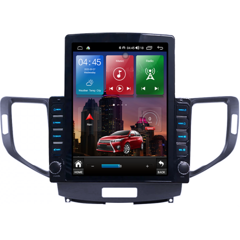 Honda - Navigati dedicata Honda Accord 8 2008-2013, Tesla Style, 4GB RAM 64GB ROM, Quadcore, Android 13, Display QLED 10.25", DSP, Carplay&Android
