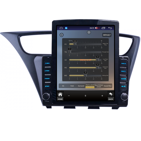 Civic (2011-2015) - Navigati dedicata Honda Civic (2011-2015), Tesla Style, 8GB RAM 128GB ROM, Octacore, Android 13, Display QLED 10.25", DSP, Carplay&Android Auto, SIM 4G, Ventilator Activ