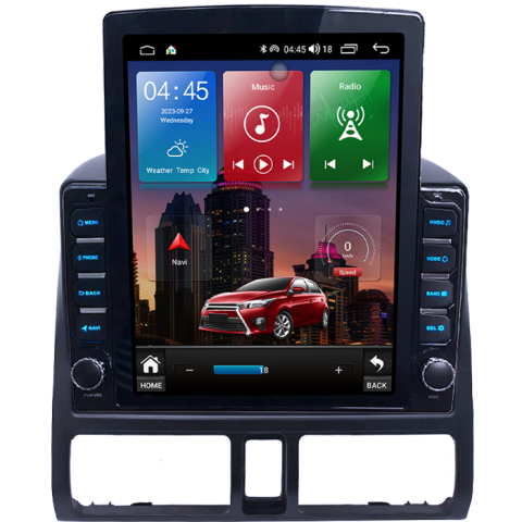 Honda - Navigati dedicata Honda CR-V II 2001-2006, Tesla Style, 4GB RAM 64GB ROM, Quadcore, Android 13, Display QLED 10.25", DSP, Carplay&Android