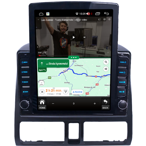 Navigati dedicata Honda CR-V II 2001-2006, Tesla Style, 8GB RAM 128GB ROM, Octacore, Android 13, Display QLED 10.25", DSP, Carplay&Android Auto, SIM 4G, Ventilator Activ [3]