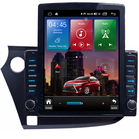 Navigatii Dedicate - Navigati dedicata Honda Insight 2009 - 2014, Tesla Style, 4GB RAM 64GB ROM, Quadcore, Android 13, Display QLED 10.25", DSP, Carplay&Android