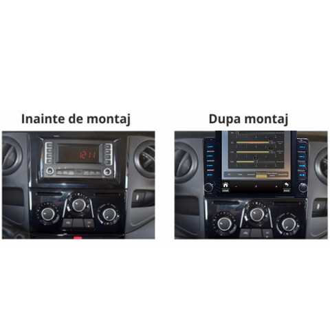 Navigati dedicata Iveco Daily 2018, Tesla Style, 8GB RAM 128GB ROM, Octacore, Android 13, Display QLED 10.25", DSP, Carplay&Android Auto, SIM 4G, Ventilator Activ [4]