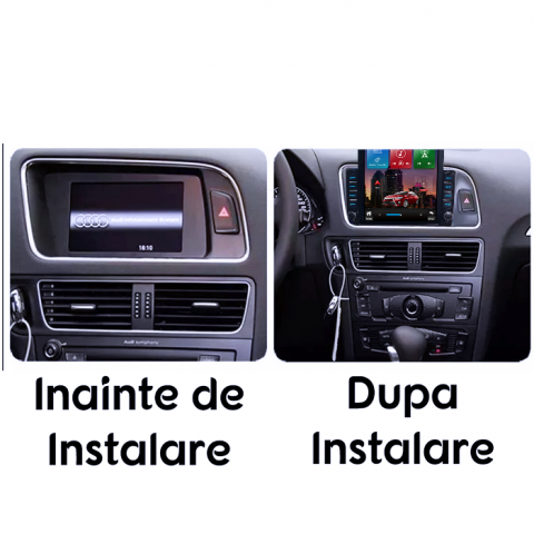 Navigati dedicata Q5 2008 2017 Chorus, Tesla Style, 8GB RAM 128GB ROM, Octacore, Android 13, Display QLED 10.25", DSP, Carplay&Android Auto, SIM 4G, Ventilator Activ [5]