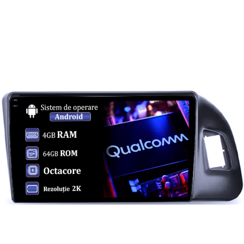 Navigatii Dedicate - Navigati dedicata Q5 2010-2018, Chorus Ecran Rosu, 4GB RAM 64GB ROM, Procesor Qualcomm Octacore, Android 14, Rezolutie 2K, Display QLED 9", DSP, Carplay&Android Auto, SIM 4G