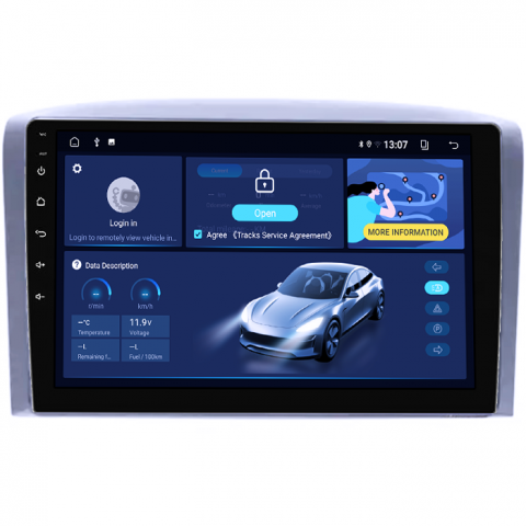 Navigatie 2006/Lova/Captiva/Centra/Aveo/Epica, 8GB RAM 128GB ROM, Octacore, Platforma TS18, Android 13, Display QLED 9”, Suporta camera 360º, DSP, Carplay&Android Auto, SIM 4G, Ventilator Activ [3]