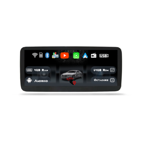 C-Class W204 2006 - 2012 - Navigatie Dedicat Mercedes-Benz W204 2008-2012, NTG 4.0, 10.25', 4GB Ram, 64GB Rom, Android, Magazin Play, CarPlay, AndroidAuto, Youtube, Waze