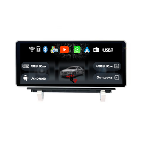 Q3 - Navigatie Dedicat Audi Q3 2010-2018, RMC, 10.25', 4GB Ram, 64GB Rom, Android, Magazin Play, CarPlay, AndroidAuto, Youtube, Waze