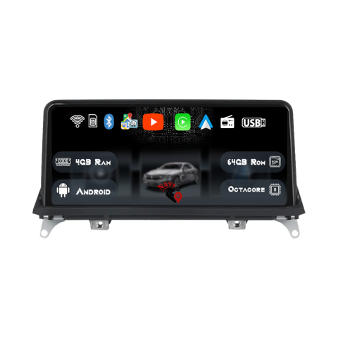 Navigatii Dedicate - Navigatie Dedicat BMW X5 E70 2007-2010 , CCC, 10.25', 4GB Ram, 64GB Rom, Android, Magazin Play, CarPlay, AndroidAuto, Youtube, Waze