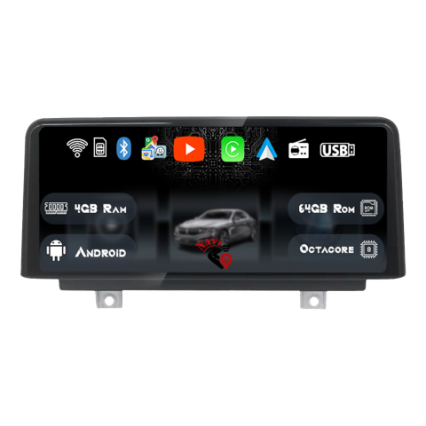 Seria 3 F30 - Navigatie Dedicat BMW F30/F20 2013-2017 , NBT, 10.25', 4GB Ram, 64GB Rom, Android, Magazin Play, CarPlay, AndroidAuto, Youtube, Waze