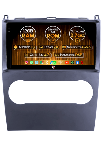 Mercedes-Benz - Navigatie dedicata A-Class W169 2004-2012 & B-Class, 12GB RAM 256/512GB ROM, Android 13, Rezolutie 2K, Display QLED 9", DSP, Carplay&Android Auto, SIM 4G, Ventilator Activ, Suport Camere 360