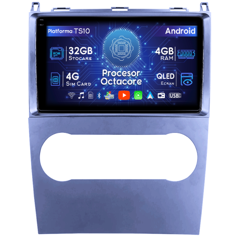 Mercedes-Benz - Navigatie dedicata A-Class W169 2004-2012 & B-Class, 4GB RAM 32GB ROM, Octacore, Android 14, Display QLED 1K 9", DSP, Carplay&Android Auto, SIM 4G, Bluetooth, Ventilator Activ