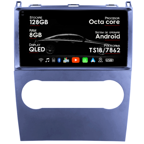Navigatii Dedicate - Navigatie dedicata A-Class W169 2004-2012 & B-Class, 8GB RAM 128GB ROM, Octacore, Platforma TS18, Android 13, Display QLED 9”, Suporta camera 360º, DSP, Carplay&Android Auto, SIM 4G, Ventilator Activ