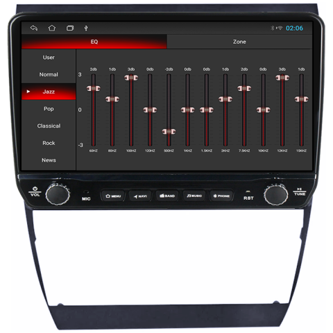 Navigatie dedicata A6 S6 1999-2004 Tesla cu butoane rotative model 2024, 4GB RAM 64GB ROM, Procesor Quadcore, Android 14, Display QLED 10", DSP, Carplay&Android Auto [1]