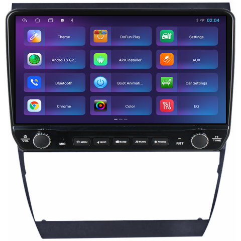 Navigatie dedicata A6 S6 1999-2004 Tesla cu butoane rotative model 2024, 4GB RAM 64GB ROM, Procesor Quadcore, Android 14, Display QLED 10", DSP, Carplay&Android Auto [3]