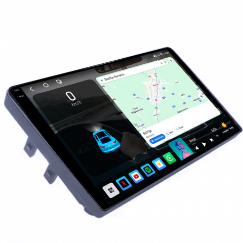 Navigatie dedicata Alfa Romeo 159, 4GB RAM 64GB ROM, Procesor Qualcomm Octacore, Android 14, Rezolutie 2K, Display QLED 9", DSP, Carplay&Android Auto, SIM 4G [1]