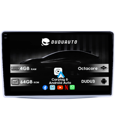 Navigatii Dedicate - Navigatie Dedicata Alfa Romeo Mito 2008-2018 DUDU3, 4GB RAM 64GB ROM, Octacore, Platforma 8581, Android, Display QLED 9", DSP, Carplay&AndroidAuto