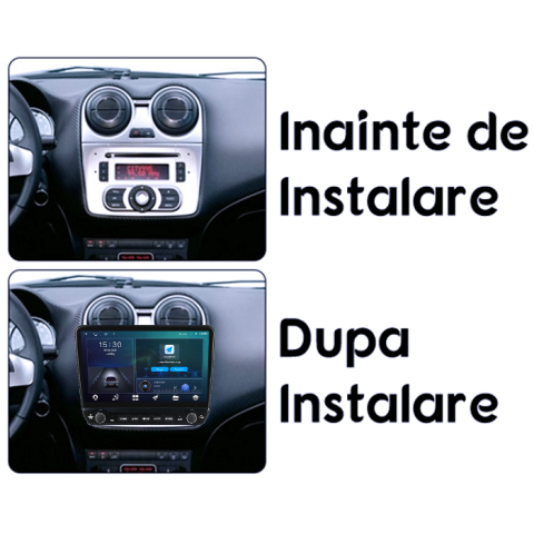 Navigatie dedicata Mito 2008-2018 Tesla cu butoane rotative model 2024, 4GB RAM 64GB ROM, Procesor Quadcore, Android 14, Display QLED 10", DSP, Carplay&Android Auto [4]