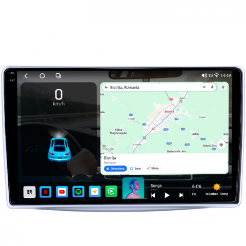Navigatie dedicata Alfa Romeo Mito 2008-2018, 4GB RAM 64GB ROM, Octacore, Android 14, Display QLED 1K 9", Carplay&Android Auto, SIM 4G, Ventilator Activ [1]